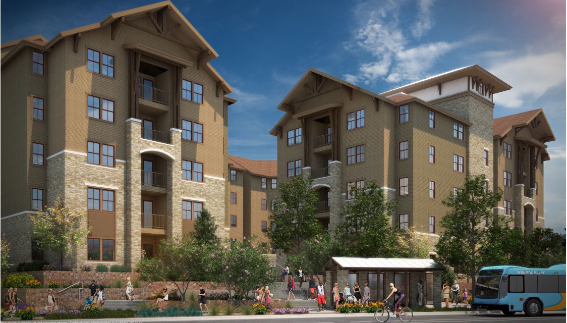 Mill Town residential buildings